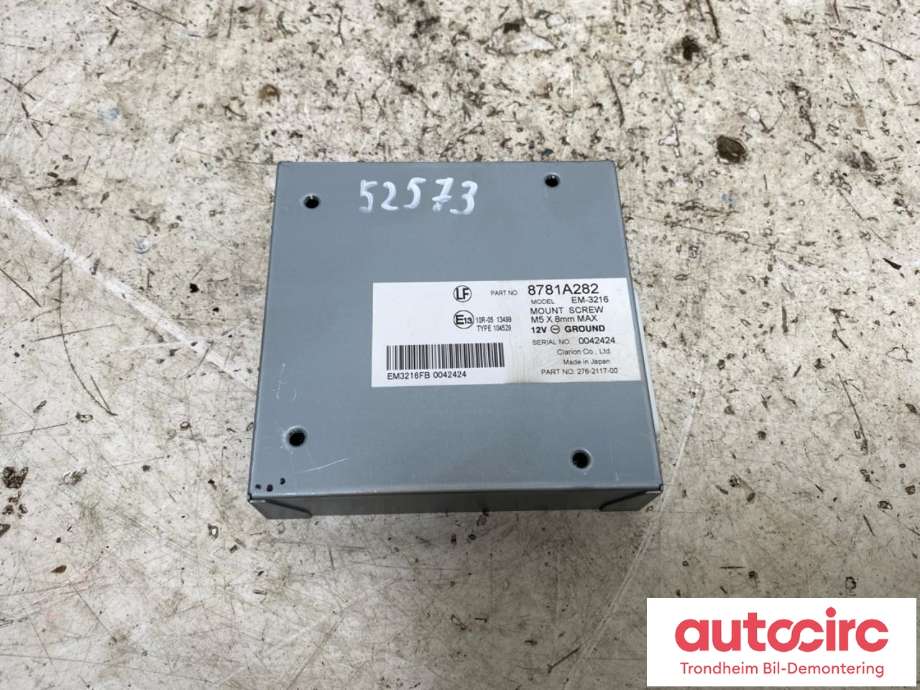 Styreenhet diverse til Mitsubishi Outlander, 2015-->> (Type III, Fase 2)  (...|8781A282)