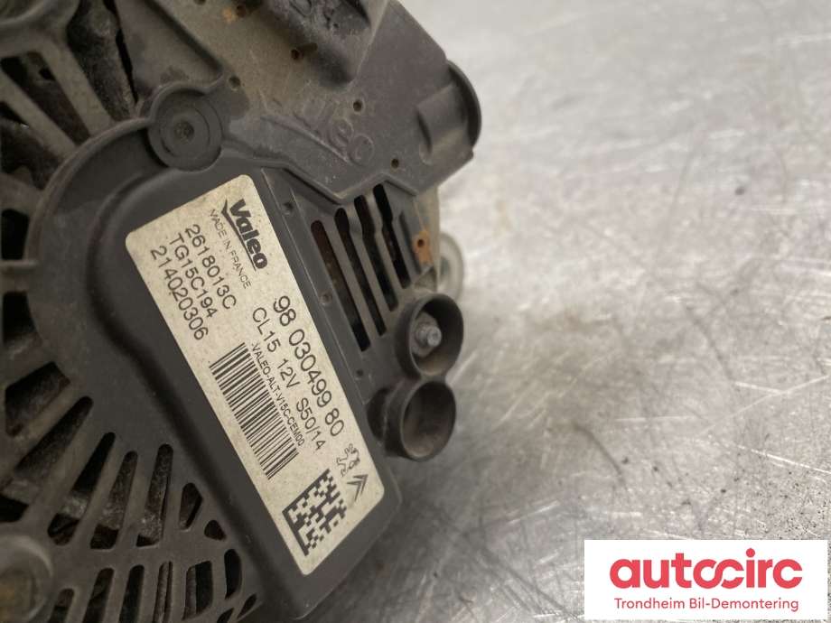 Dynamo diesel til Mitsubishi ASX 2010-2019  (VALEO|1800A350|9803049980|)