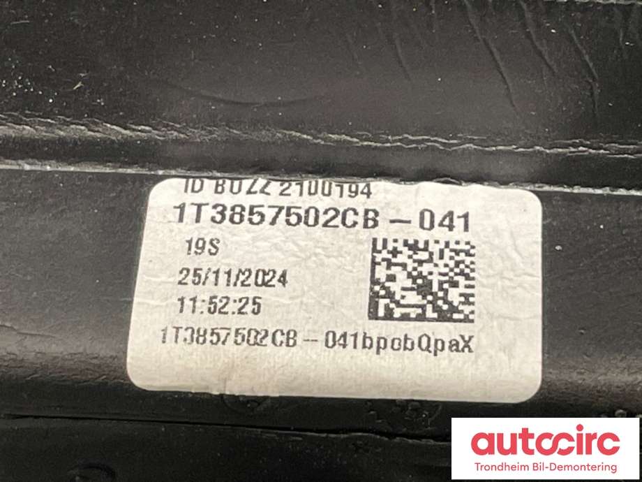 Speil høyre til VW ID.BUZZ 2022-->>  (1T3857508AB|)
