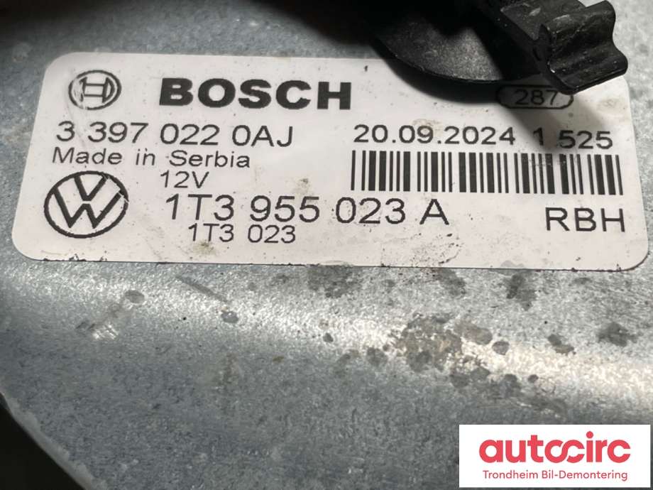 Viskermotor foran venstre til VW ID.BUZZ 2022-->>  (1T3955023A|1T3955119|)