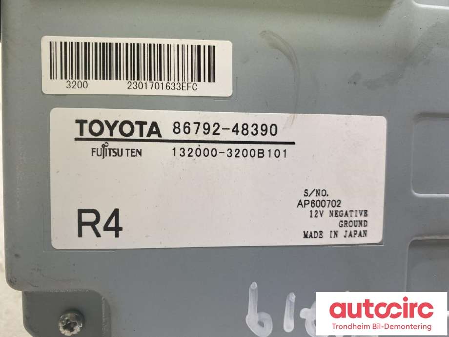 Styreenhet parkering til Lexus RX 2016-->> (Type IV) (AL20) (AL20) 