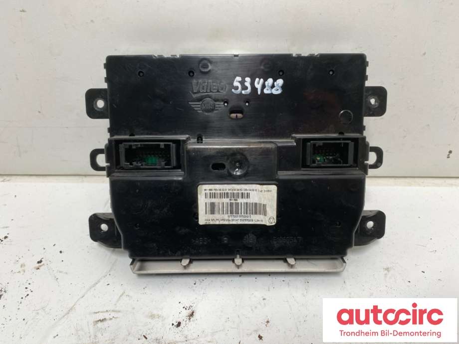 Varmeapparat betjening til Mini One/Cooper 2014-->> (F54-57) (F54-57) (..|9811866|64119812027|)