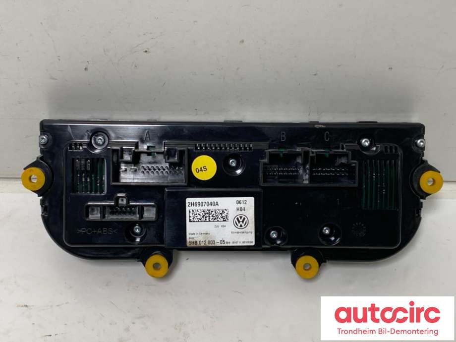 Varmeapparat betjening til VW Amarok 2016-2022 (Type I, Fase 2)  (..|2H6907040A|2H6907040B|)