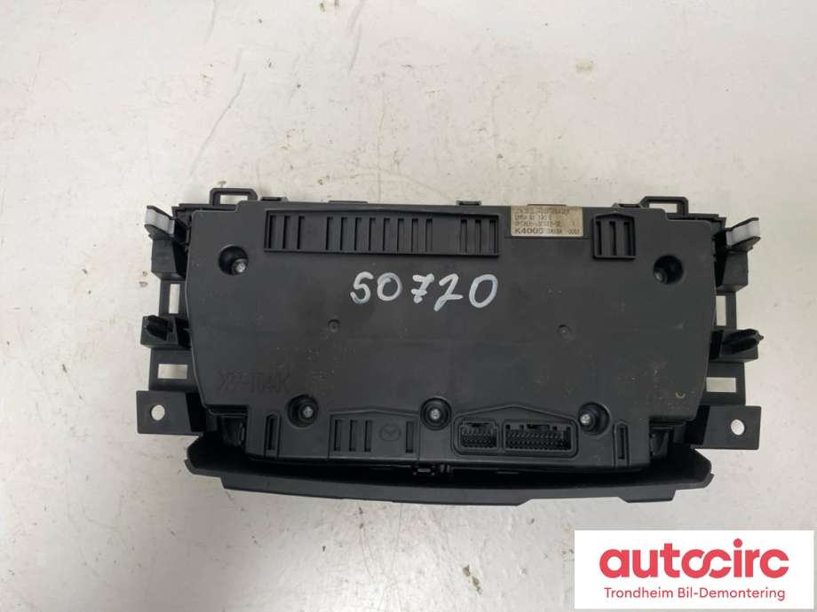 Varmeapparat betjening til Mazda 6 2013-2015 (Type III, Fase 1)  (...|GHR961190E|GHR961190J|)