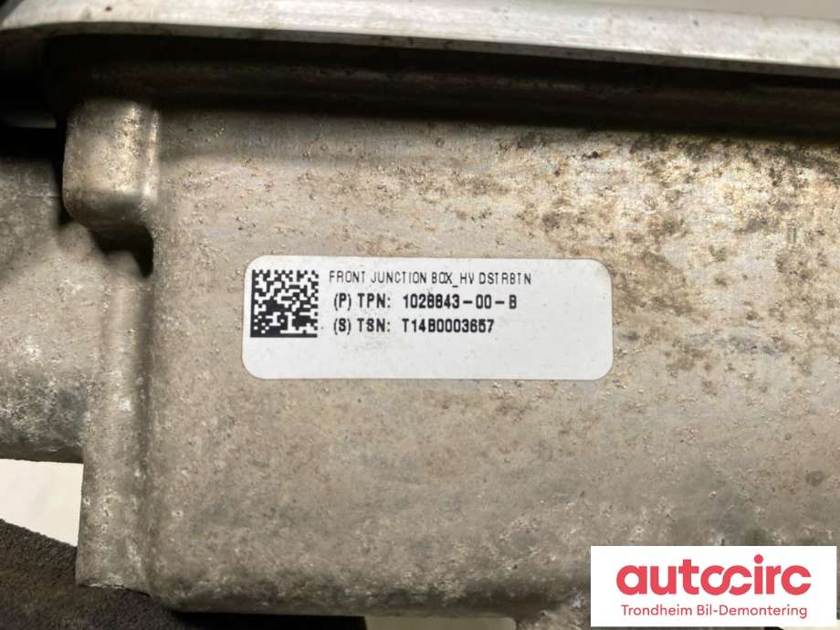 Koblingsboks elbil (HVJB) til Tesla Model S 2013-2016 (Fase 1)  (1028843-01-C|1028843-00-B|1028843-01-A| 1028843-01-B)
