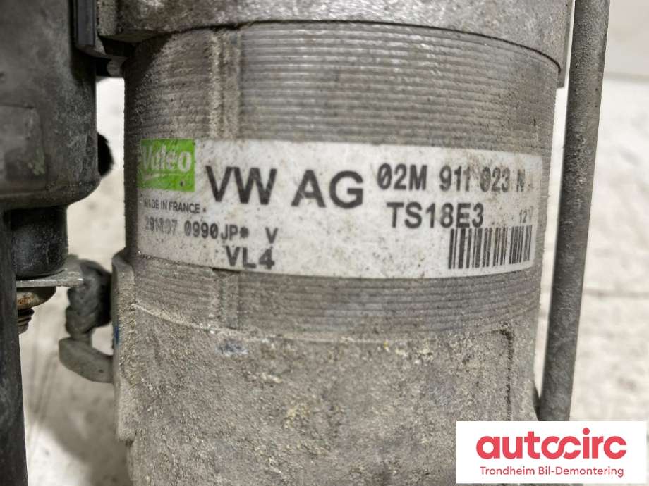 Starter diesel til VW Passat 2005-2010 (B6) (B6) (VALEO|02M911023P|0001123014|02M 911 023 P)