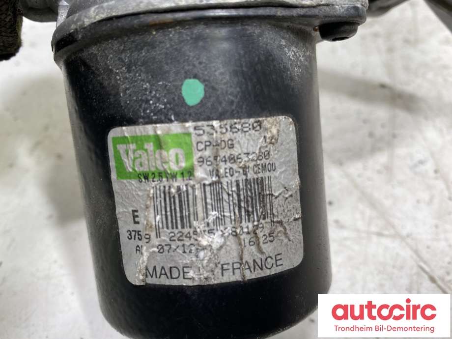 Viskermotor foran høyre til Citroën C4, Picasso 2006-2013 (Type I)  (VALEO|6405NH|6405PH|9687622080)