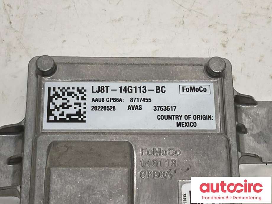 Styreenhet diverse til Ford Mustang Mach-e 2020-->>  (FOMOCO|LJ8T-14G113-BC|LJ8T-14G113-BD|2733070)