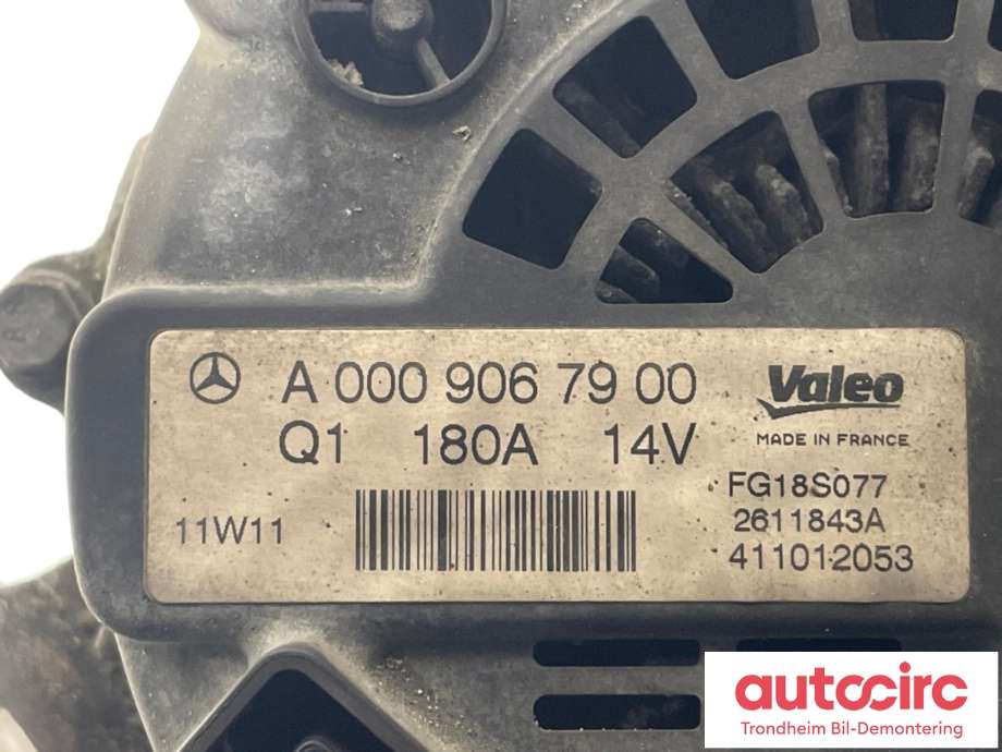 Dynamo diesel til Mercedes C-Klasse, Coupe/Cab 2011-2015 (C204) (C204) (A0009067900|)