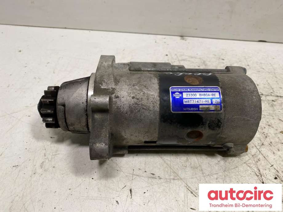 Starter diesel til Nissan X-Trail 2002-2007 (T30) (T30) (233008H801|233008H80A|)