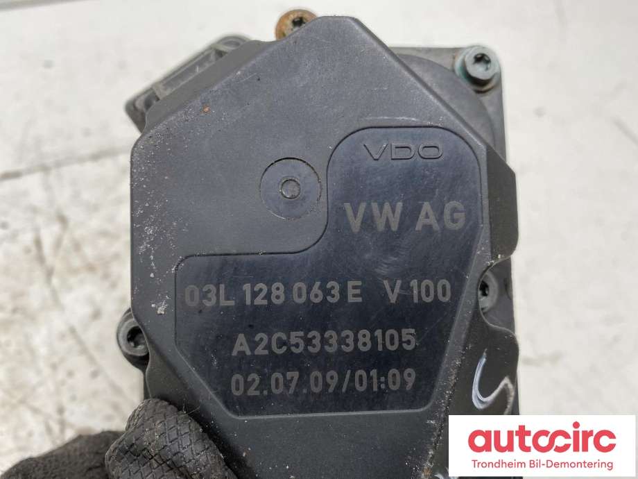 Spjeldhus til Škoda Yeti 2009-2013 (Fase 1)  (VW AG/CONTINENTAL|A2C53338105|03L 128 063 E|)