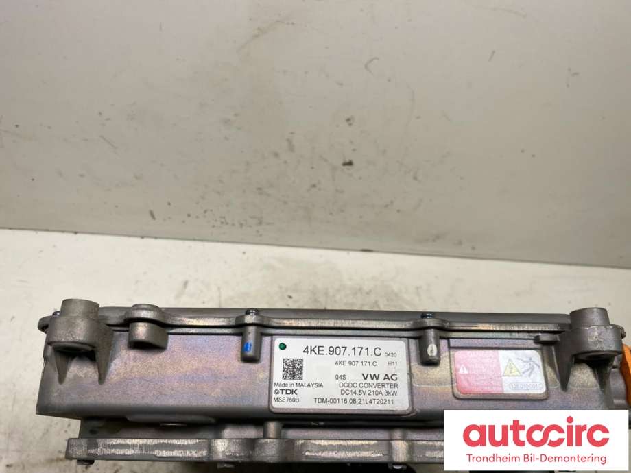 DCDC converter elbil til Audi e-tron 2018-->>  (TDK|4KE 907 171 C|)