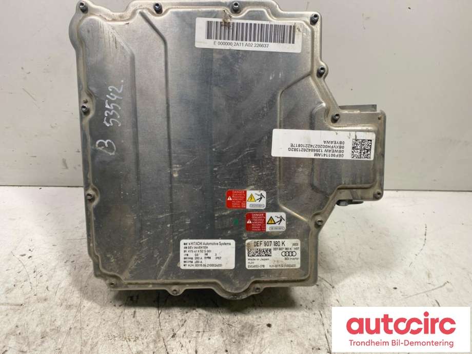 Inverter elbil til Audi e-tron 2018-->> (HITACHI|0EF907180K|0EF907180C|)