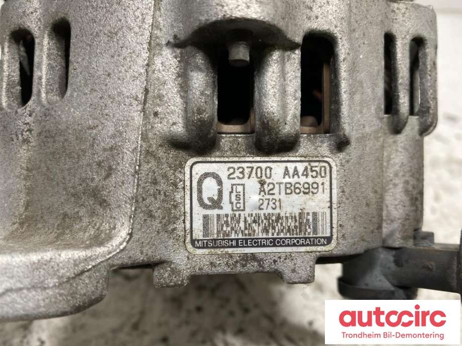 Dynamo til Subaru Forester 2002-2005 (Type II, Fase 1) (MITSUBISHI ELECTRIC CORP|23700AA450|A2TB6991|)