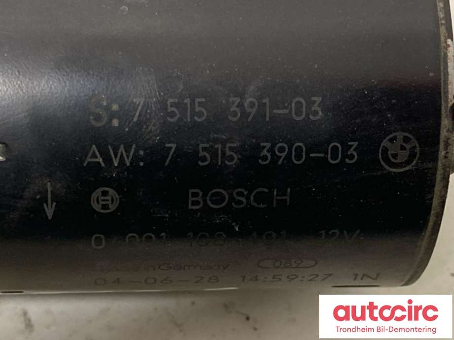 Starter til BMW 5-Serie 2003-2010 (E60/E61) (E60/E61) (BOSCH|12412354693|7515390|)