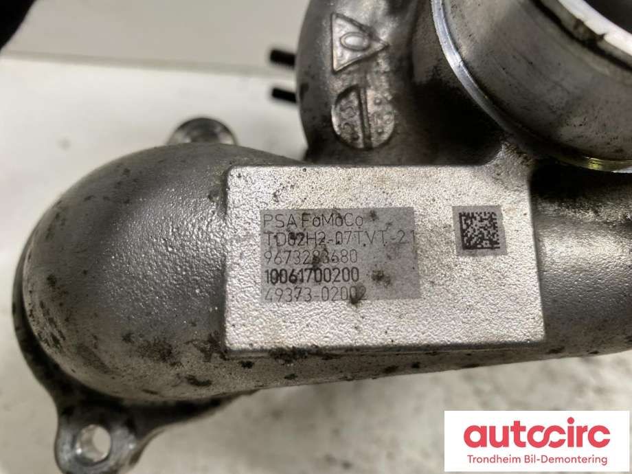Turbo til Ford Fiesta 2008-2012 (Type VI, Fase 1)  (1696537|AV6Q-6K682-BB|)