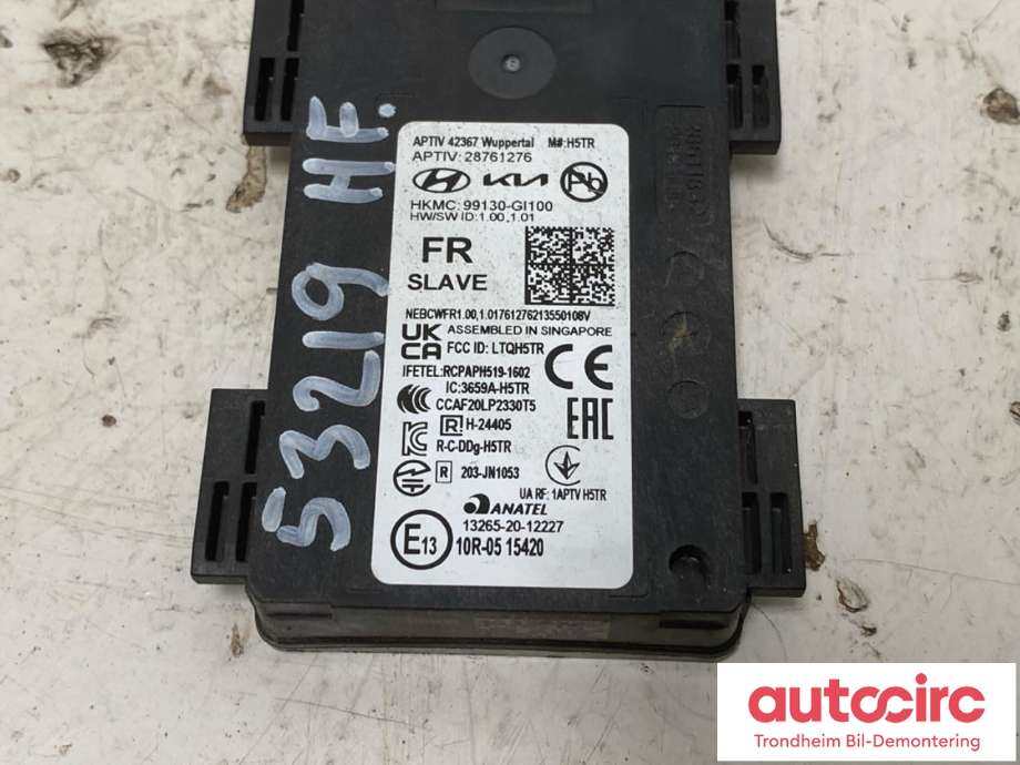 Sensor blindsone til Hyundai Ioniq 5 2021-->>  (HØYRE FORAN|99130GI100|)