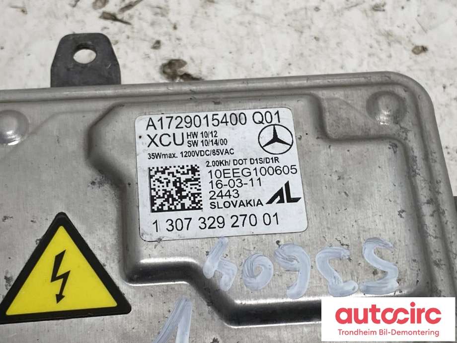 Styreenhet xenon/ballast til Mercedes C-Klasse, Coupe/Cab 2011-2015 (C204) (C204) (AL|A1729015400|A 166 900 28 00|)