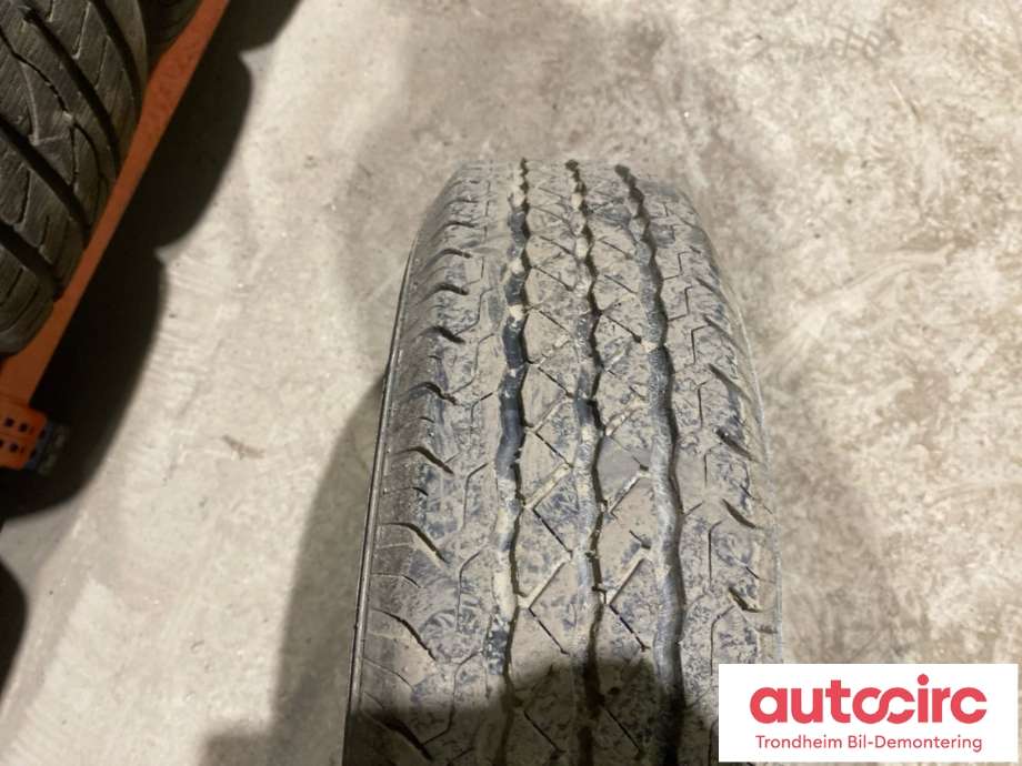 Hjulsett stål sommer til Annet Campingvogn Munsterland (LMC) 0-->>  (13 TOMMER|155/80R13C|PROD: 0122|4MM)