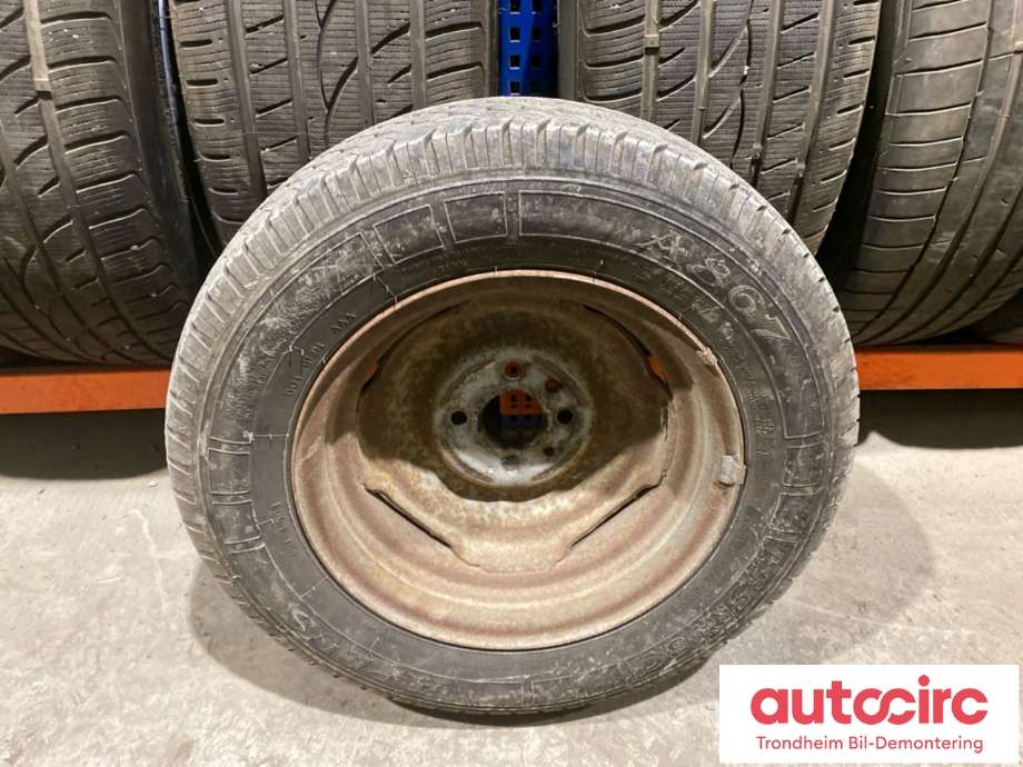 Hjulsett stål sommer til Annet Campingvogn Munsterland (LMC) 0-->>  (13 TOMMER|155/80R13C|PROD:0122|5MM)