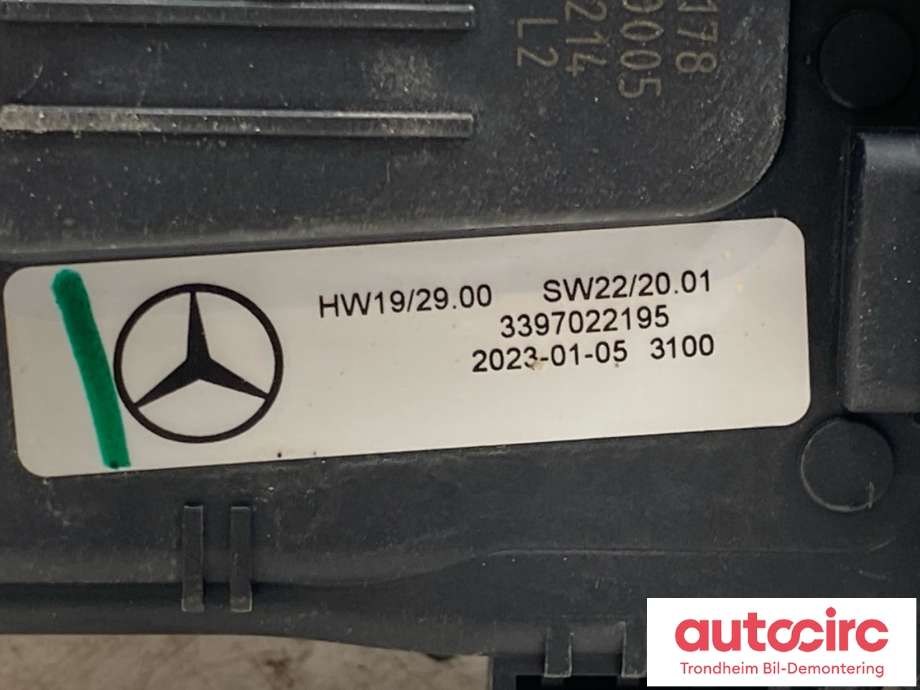 Viskermotor frontrute til Mercedes EQS SUV 2022-->> (X296) (X296) (BOSCH|A2968207600|A 296 820 43 01|1397225113)