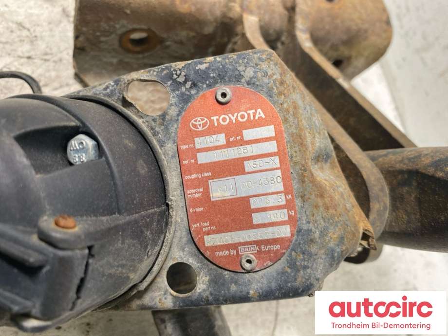 Hengerfeste til Toyota Land Cruiser 120 2002-2009  