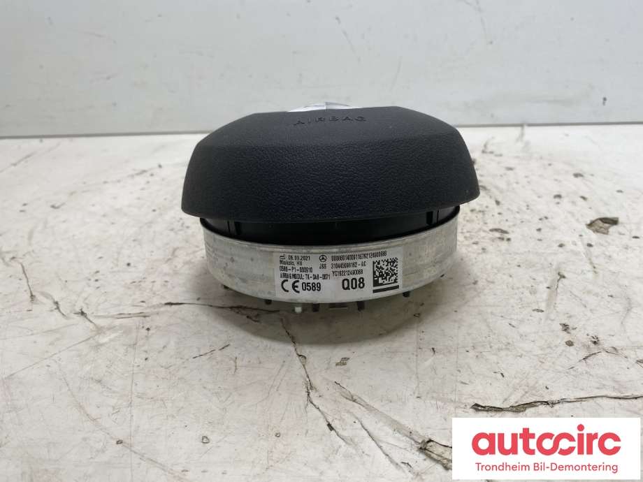 Airbag rattpute til Mercedes EQA 2021-->>  (A0008601400|)