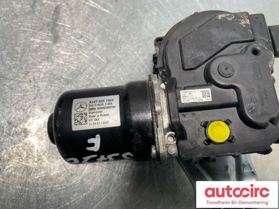 Viskermotor frontrute til Mercedes EQA 2021-->>  (A2478204202|A2478209203|)