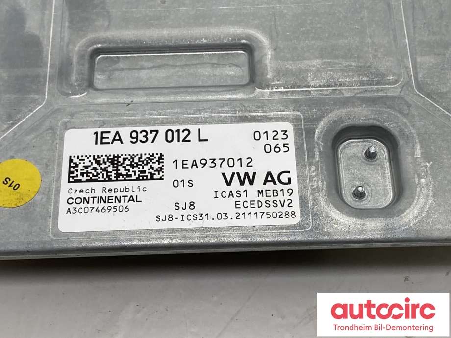 Styreenhet diverse til VW ID.3 2020-->>  (CONTINENTAL|1EA937012L|1EA937012P|)
