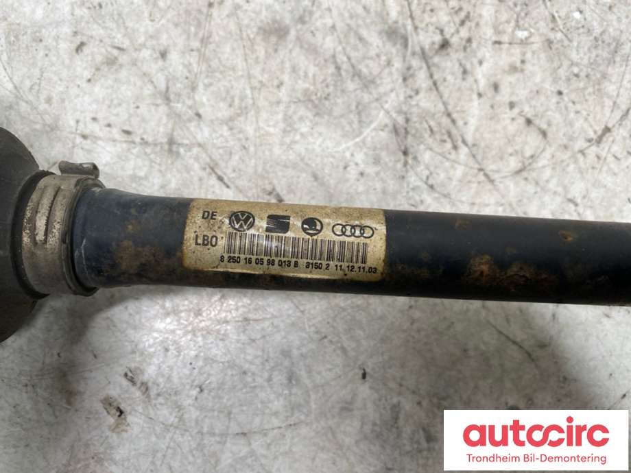 Drivaksel venstre foran, diesel/manuell til VW Transporter / Caravelle 2003-2009 (Fase 1) (T5) (T5) (7E0 407 271 N|7E0 407 271 AA|7H0 407 451 JX)