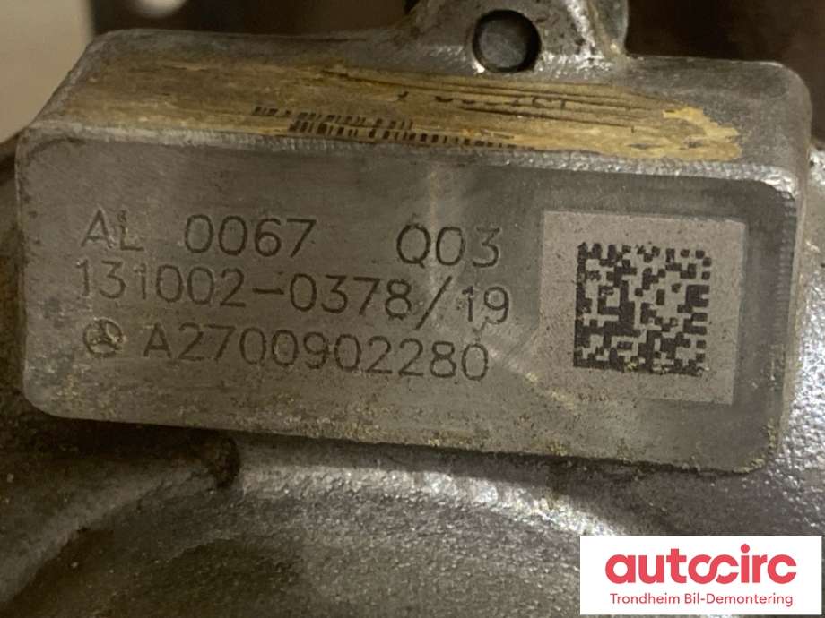 Turbo til Mercedes B-Klasse 2011-2018 (W246) (W246) (IHI TURBO|A2700902280|A 270 090 27 80|A 270 090 09 80)