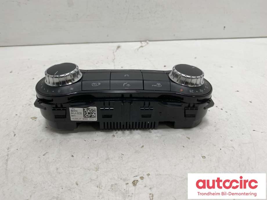 Varmeapparat betjening til Mercedes B-Klasse 2011-2018 (W246) (W246) (A2469002208|A2469002708|A2469002813| A2469000515| A2469008215| A2469003616| A2469001708)
