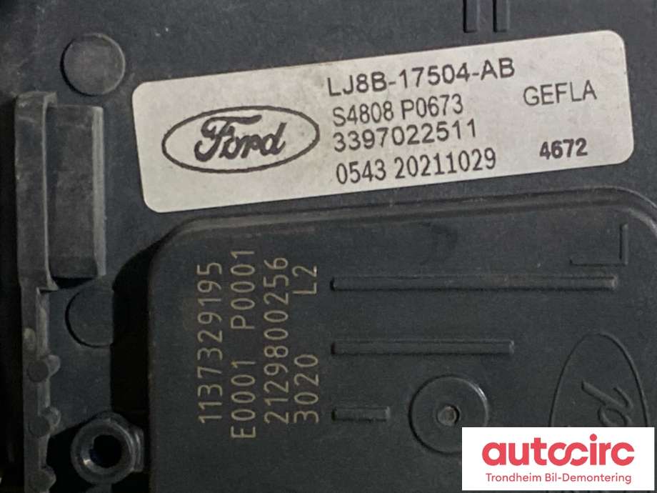Viskermotor frontrute til Ford Mustang Mach-e 2020-->>  (2539002|LJ8B-17504-AB|)