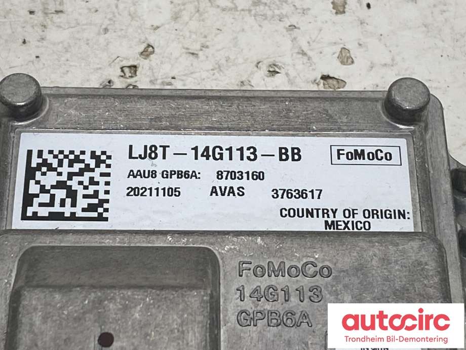 Styreenhet diverse til Ford Mustang Mach-e 2020-->>  (LJ8T-14G113-BB|LJ8T-14G113-BD|2733070)