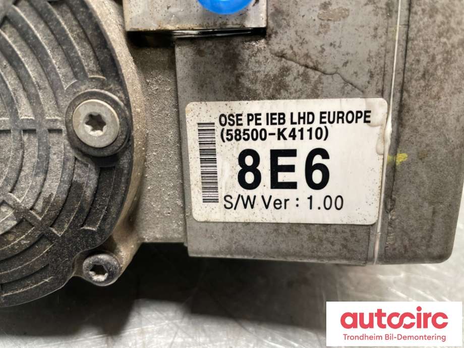 Bremsekraft-forsterker til Hyundai Kona 2021-2023 (Type I, Fase 2)  (58500-K4110|58520-K4010|)