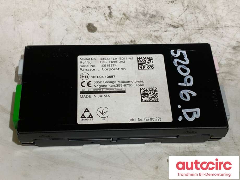 Styreenhet bluetooth til Honda CR-V, 2018-->> (Type V)  (39800TLAE011M1)