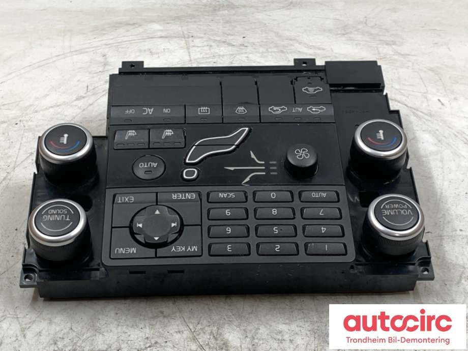 Varmeapparat betjening til Volvo V70 2007-2013 (Type III, Fase 1)  (30782281|30782910|)