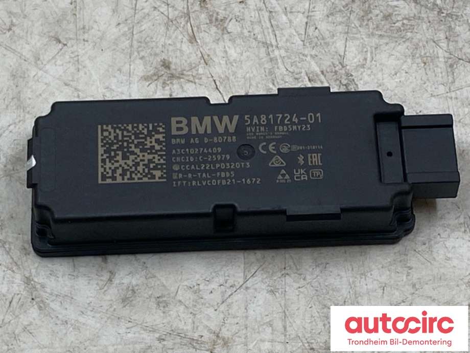 Antenne til BMW iX2 2024-->> (5A81724|61355A9DDC9|61355B4E028)