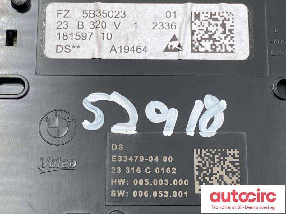 Taklyspanel til BMW iX2 2024-->>  (5B35023|63315A9B4B9|)