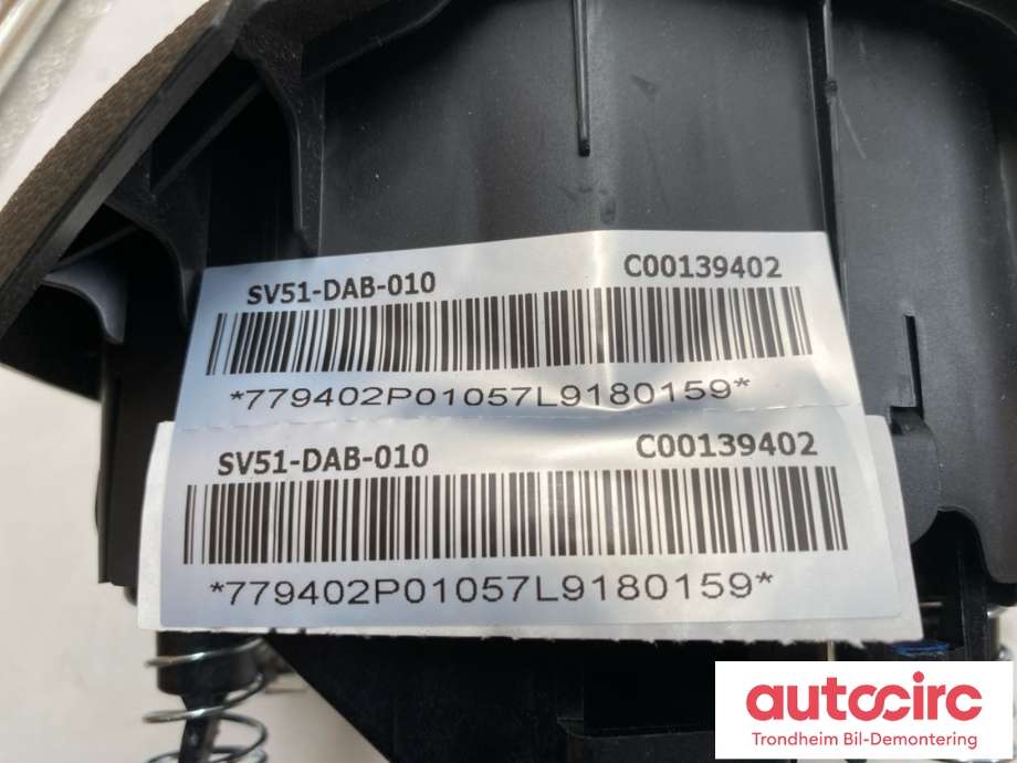 Airbag rattpute til Maxus Euniq 5 2019-2023  (C00139402|)