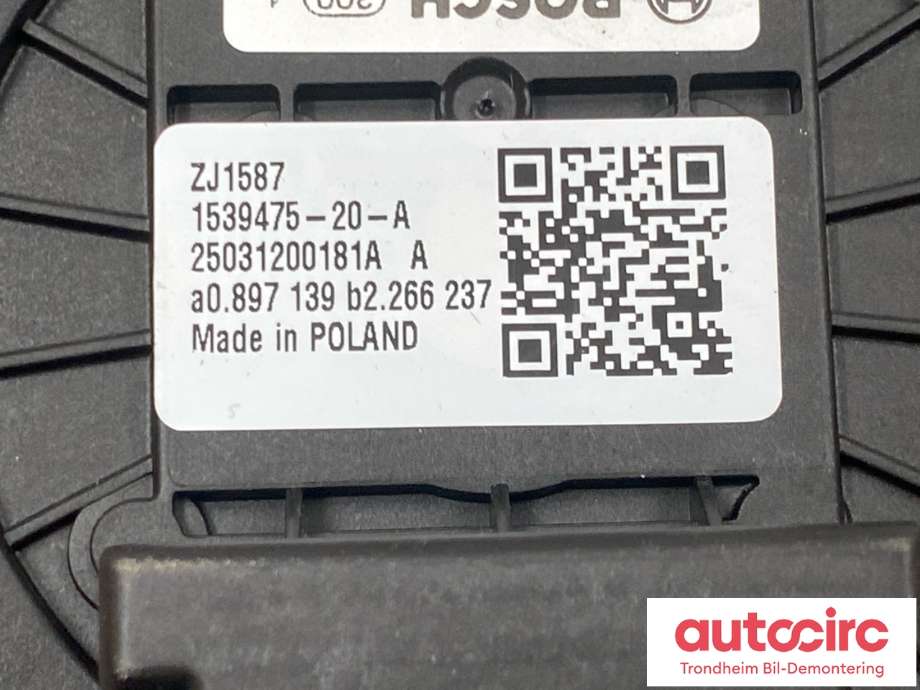 Varmeapparat motor til Tesla Model Y 2024-->> (Type II) (BOSCH|1539475-20-A|1539475-10-A|)