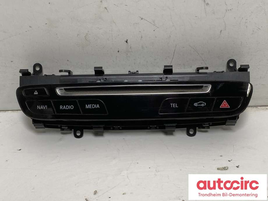 Bilstereo betjeningspanel til Mercedes GLC, 2015-2022 (X253) (X253) (A2059054601)