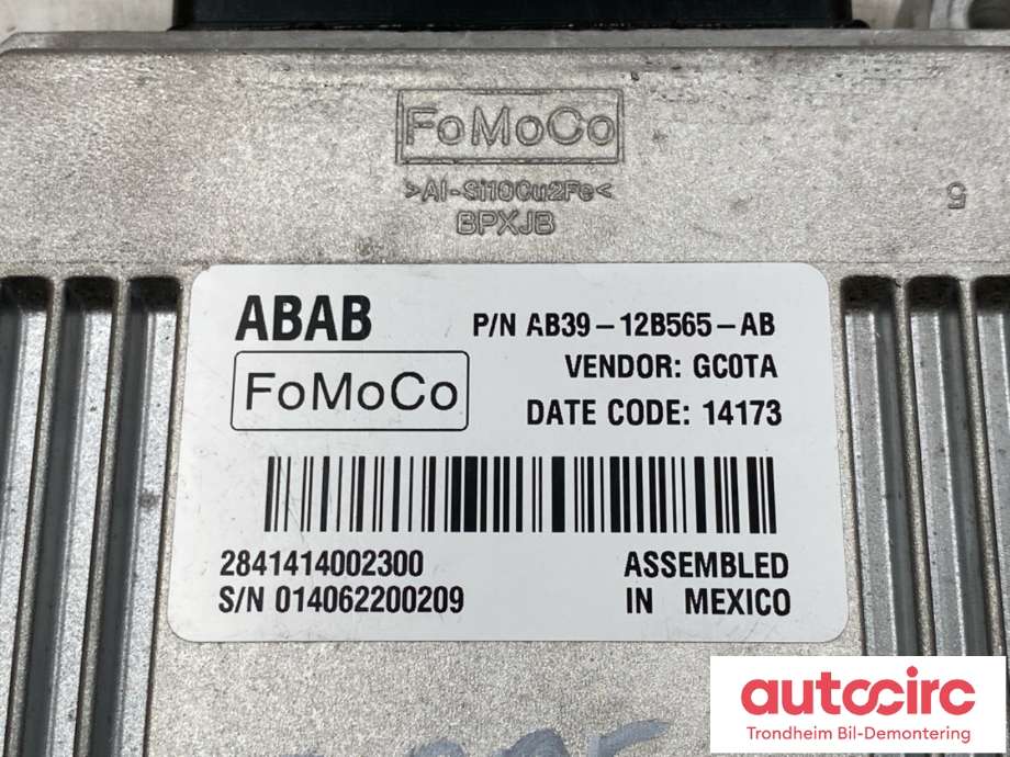 Styreenhet girkasse til Ford Ranger 2012-2015  (AB39-12B565-AB|AB39-12B565-CA|1725638)