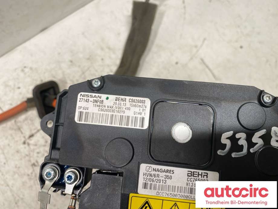 Varmeapparat PTC-heater til Nissan Leaf 2011-2017 (Type I)  (BEHR|271433NF0A|271433NF0B|)