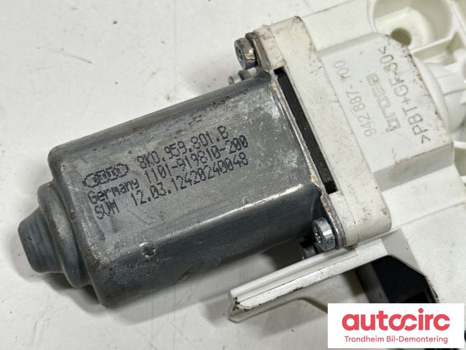 Ruteheis, kun motor, venstre foran til Audi A6 2011-2014 (Type IV, Fase 1) (C7) (C7) (8K0959801B|1101-919810-200|)