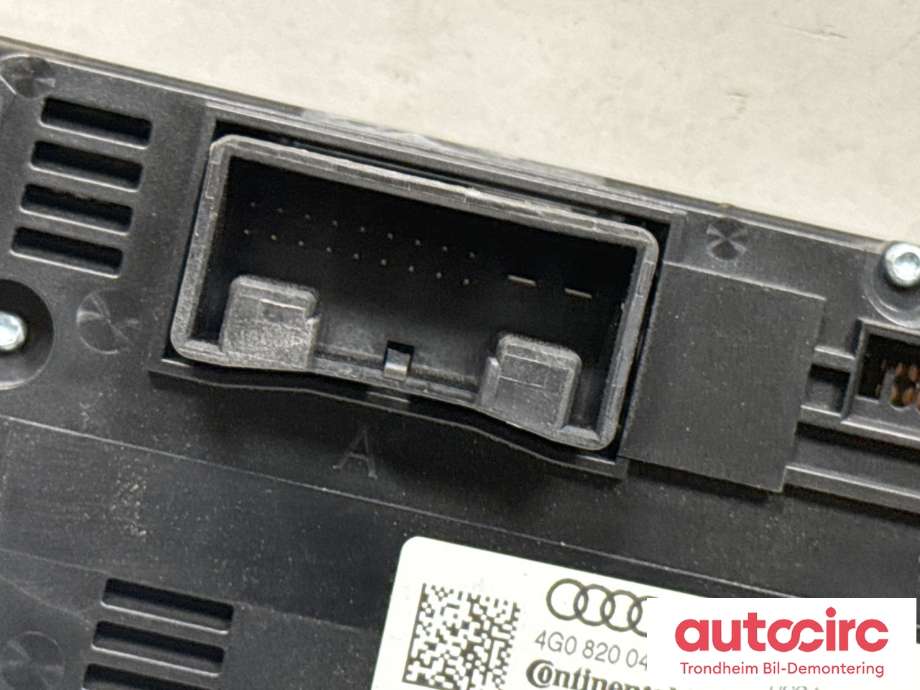 Varmeapparat betjening til Audi A6 2011-2014 (Type IV, Fase 1) (C7) (C7) (4G0820043K|A2C53400310|)