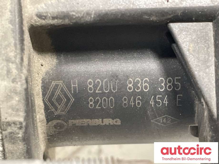 EGR-ventil til Nissan Qashqai 2010-2014 (Type I, Fase 2) (1412900Q0D|)