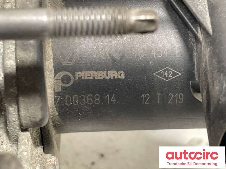 EGR-ventil til Nissan Qashqai 2010-2014 (Type I, Fase 2) (1412900Q0D|)