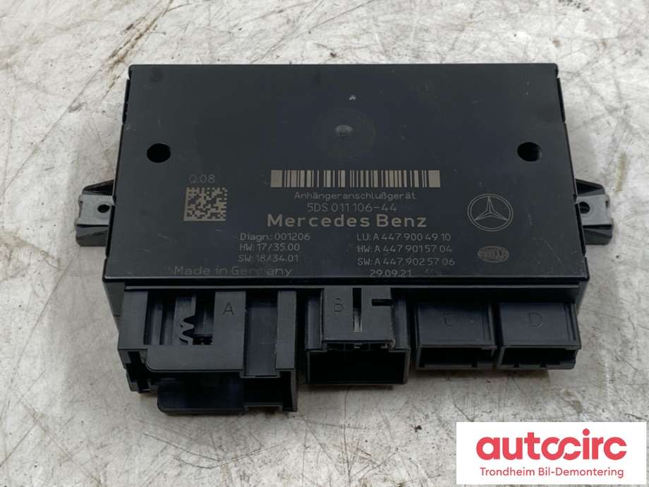 Styreenhet hengerfeste til Mercedes Vito, 2014-->> (W447) (W447) (HELLA|A4479004910)