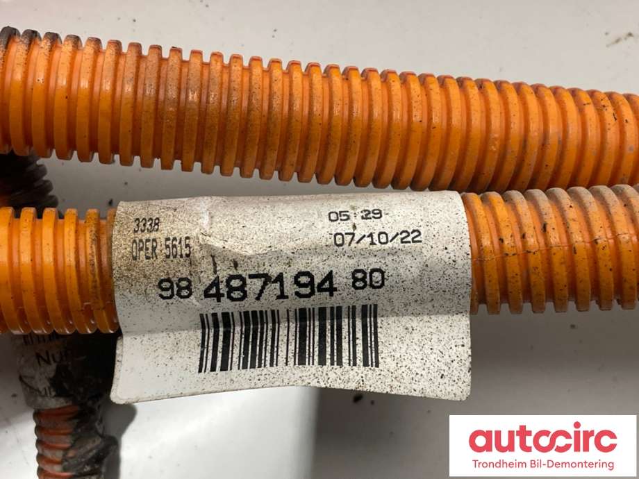 Batterilader inntak/luke til Opel Mokka E 2020-->> (Type II)  (98 487 178 80|)